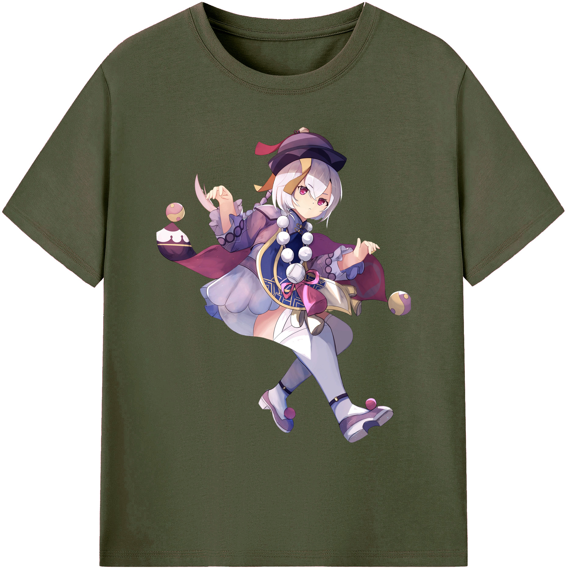 げんし神 七七 なな  genshin Nana 綿100％ メンズ半袖Tシャツ｜肌触りやわらか＆通気性